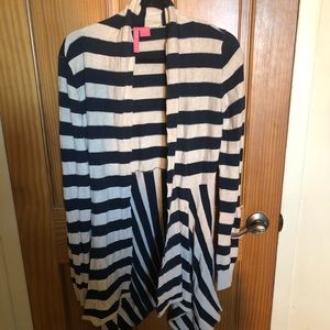 Charlotte Tarantola Striped Cardigan Size M